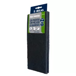 FIBRA ABRASIVA PARA MADEIRAS AT95/20 115x290MM COM... - Andraort Tintas