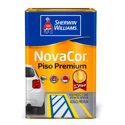 TINTA NOVACOR PISO PREMIUM FOSCO AMARELO 01 18L - Andraort Tintas
