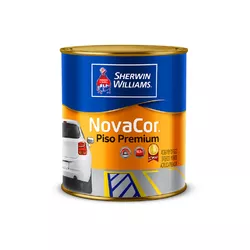 TINTA NOVACOR PISO PREMIUM FOSCO CINZA 900ML - Andraort Tintas