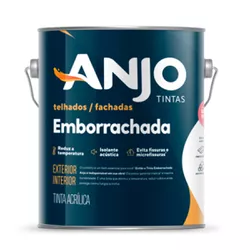 ANJO TINTA EMBORRACHADA BRANCA 3,6L - Andraort Tintas