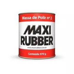 MASSA DE POLIR N2 POLIMENTO AUTOMOTIVO MAXI RUBBER... - Andraort Tintas