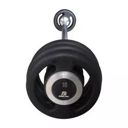 Barra Montada Com Anilhas Injetadas - 32 Kg - 1025 - ANILHASDEFERRO