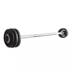 Barra Montada Com Anilhas Injetadas - 20 Kg - 1099 - ANILHASDEFERRO