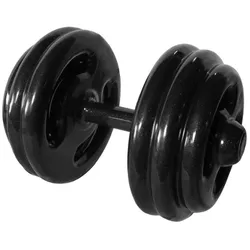 Dumbbell Emborrachado 28 Kg - 199 - ANILHASDEFERRO