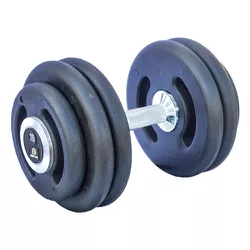 Dumbbell Injetado Com Pegada Em Alumínio 26 Kg - 0... - ANILHASDEFERRO