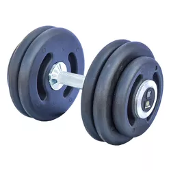 Dumbbell Injetado Com Pegada Em Alumínio 20 Kg - 0... - ANILHASDEFERRO