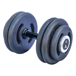 Dumbbell Injetado Com Pegada Emborrachada 24 Kg - ... - ANILHASDEFERRO