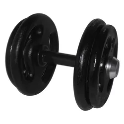 Dumbbell Pintado Com Pegada Emborrachada 20 Kg - 8 - ANILHASDEFERRO