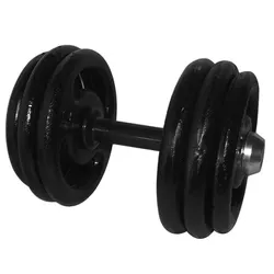 Dumbbell Pintado Com Pegada Emborrachada 30 Kg - 8 - ANILHASDEFERRO