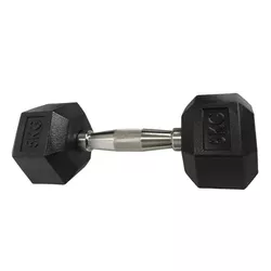 Halter Sextavado Injetado Com Pegada Cromada 5 Kg ... - ANILHASDEFERRO