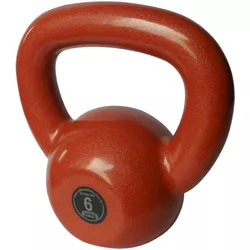 Kettlebell Emborrachado 6 Kg - 182 - ANILHASDEFERRO
