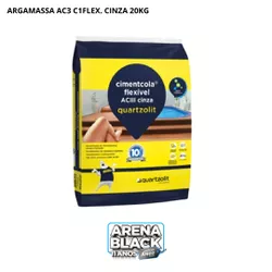 Argamassa Cimentcola Flexível Cinza Quartzolit - A... - Arena Tintas
