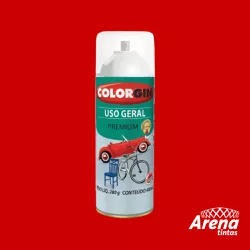TINTA SPRAY PREMIUM USO GERAL VERMELHO BRILHANTE 4... - Arena Tintas