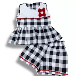 Conjunto Elba - Preto - Ateliê NewBaby
