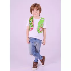 Colete Junino - Pardo maria flor - Ateliê NewBaby