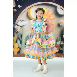 Vestido Junino Luxo Bela moça - Ateliê NewBaby