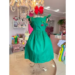 Vestido Gola quadrada - Ateliê NewBaby