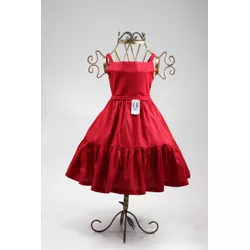 Vestido Marisol vermelho - Ateliê NewBaby