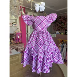 vestido Mell Uva - Ateliê NewBaby