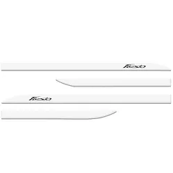 Kit Friso Lateral Ford Fiesta 2013 a 2019 Branco A... - Avenida Acessorios