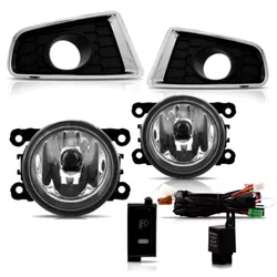 Kit Farol de Milha Sandero 2012 a 2014 Moldura e B... - Avenida Acessorios