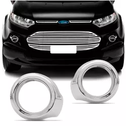 Moldura de Farol de Milha Ecosport 2013 a 2017 Cro... - Avenida Acessorios