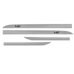 Kit Friso Lateral UP 2014 a 2020 Prata Sirius Sean... - Avenida Acessorios