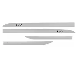 Kit Friso Lateral I30 2009 a 2017 Prata Slicksilve... - Avenida Acessorios
