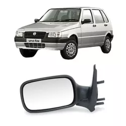 Retrovisor Uno 2001 a 2005 4 Portas Esquerdo Fixo ... - Avenida Acessorios