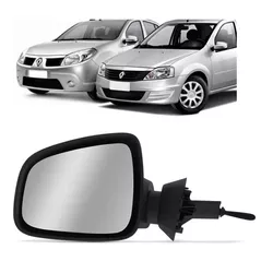 Retrovisor Renault Logan Sandero 2009 a 2013 Esque... - Avenida Acessorios