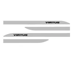Kit Friso Lateral Virtus 2018 a 2020 Prata Tungste... - Avenida Acessorios
