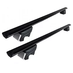Rack Travessa Beta Aluminium 1,16m Preto Eqmax - Avenida Acessorios