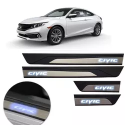 Soleira Porta Led Civic 2016 a 2021 Aço Inox Escov... - Avenida Acessorios