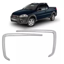 Aplique Cromado Farol de Milha Strada G4 Working 2... - Avenida Acessorios