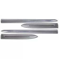 Kit Friso Lateral HRV Prata Platinum Com Friso Cro... - Avenida Acessorios