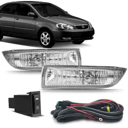 Kit Farol Milha Corolla 2003 a 2004 Botão Modelo O... - Avenida Acessorios