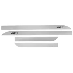 Kit Friso Lateral Yaris Prata Premium Sean Car - Avenida Acessorios