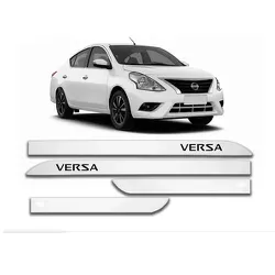 Kit Friso Lateral Versa Branco Aspen Sean Car - Avenida Acessorios