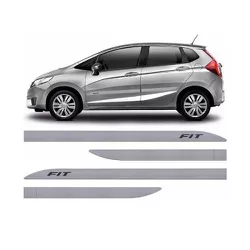 Kit Friso Lateral Fit Prata Platinum Sean Car - Avenida Acessorios
