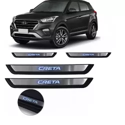 Soleira Porta Creta com Led Aço Inox Escovado e Pl... - Avenida Acessorios