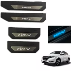 Soleira Porta HRV com Led Aço Inox Escovado e Plás... - Avenida Acessorios