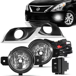 Kit Farol de Milha Versa 2015 a 2019 Botão Modelo ... - Avenida Acessorios
