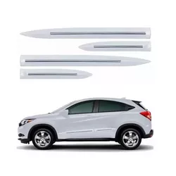 Kit Friso Lateral HRV Branco Estelar com Friso Cro... - Avenida Acessorios