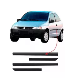 Kit Friso Lateral Celta 2001 a 2005 2 Portas Sanfr... - Avenida Acessorios