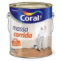 Massa Corrida 3,6 Litros Coral - 01992 - AZEVEDO TINTAS E EQUIPAMENTOS