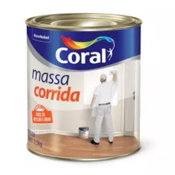 Massa Corrida 0,900 Litros Coral - 01993 - AZEVEDO TINTAS E EQUIPAMENTOS