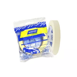 Fita Crepe Automotiva Branca 18x50 Norton - 04430 - AZEVEDO TINTAS E EQUIPAMENTOS