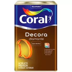 Decora Acrilico Premium Semi-Brilho 18L Branco Cor... - AZEVEDO TINTAS E EQUIPAMENTOS