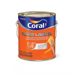 Tinta Super Lavável Acrilico Acetinado 3,6L Branco... - AZEVEDO TINTAS E EQUIPAMENTOS