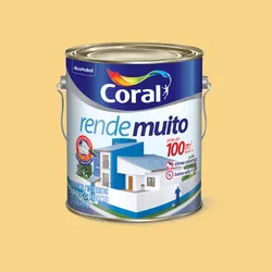 Tinta Rende Muito Fosco 3,6L Coral - V0004 - AZEVEDO TINTAS E EQUIPAMENTOS